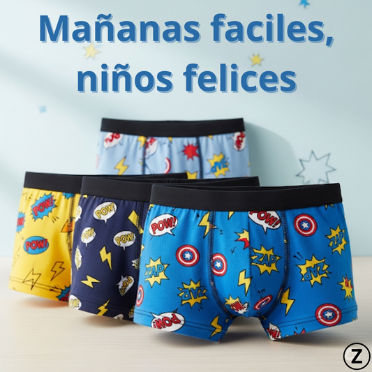 La ropa interior que los niños sí quieren usar 100%policrilica • Envío GRATIS”